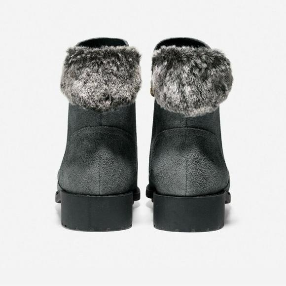 Women’s Cole Haan Quinney Bootie 40MM Waterproof Winter Snow Boots, Gray, 7 - Picture 4 of 4